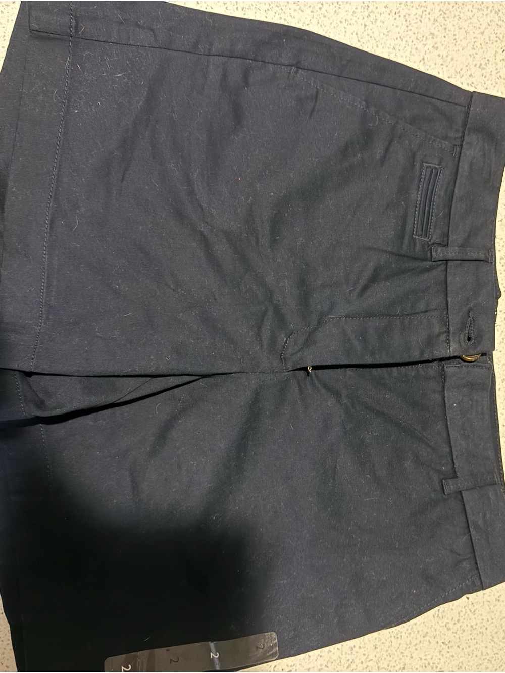 Tommy Hilfiger Navy Pants with Signature Flag Trim